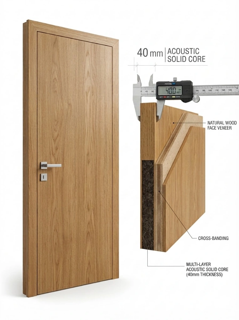 40mm Door Thickness Caliper Measurement